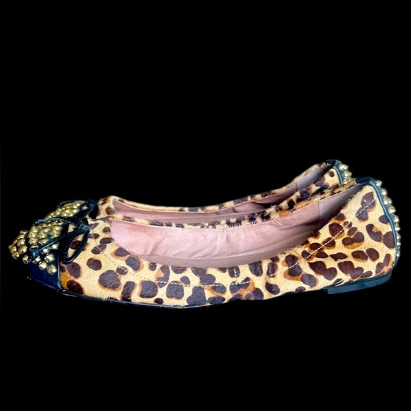 Vince Camuto, ladies, ballet flats, size 6, very good condition, leopard print - Picture 1 of 12